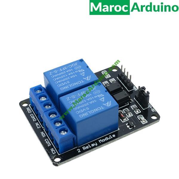 module relais 2(5v) pour Arduino, Top Prix
