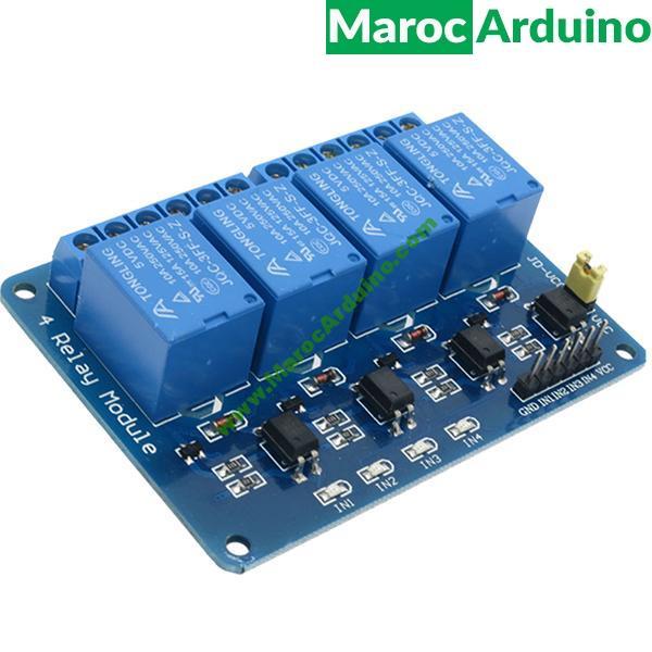 module relais 4(5v) pour Arduino