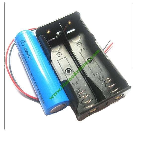 support pour 2 piles 18650