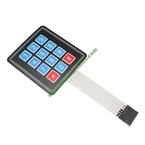 Clavier Matriciel 3x4 pour Arduino - keypad