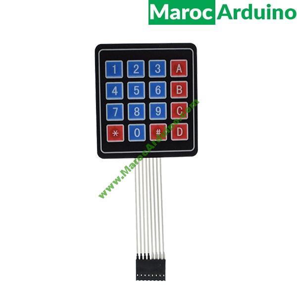 Clavier Matriciel 4x4 pour Arduino - keypad