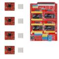 Shield CNC pour Arduino uno + 4 drivers A4988
