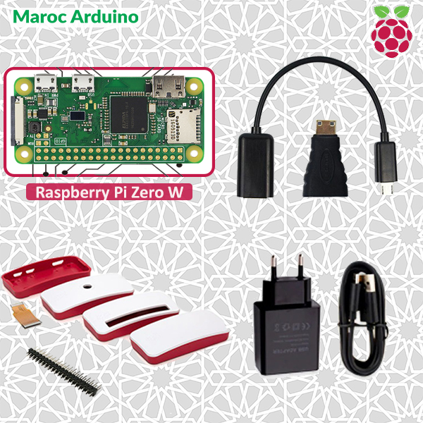 Kit chargeur de batterie USB 5V 1A - Raspberry Pi Maroc